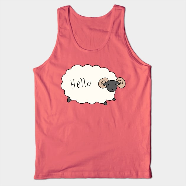 Hello Ram Tank Top by saradaboru